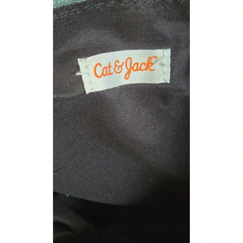 Cat & Jack Kids Dinosaur Duffel Bag Green Brontosaurus Travel Bag NWT